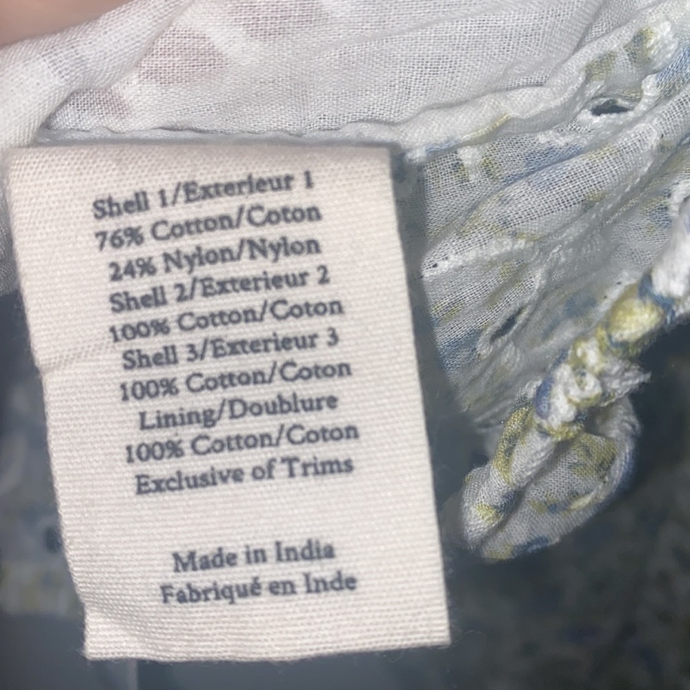 LoveShackFancy Dorabella Lace-Trimmed Floral Top - Picture 10 of 11